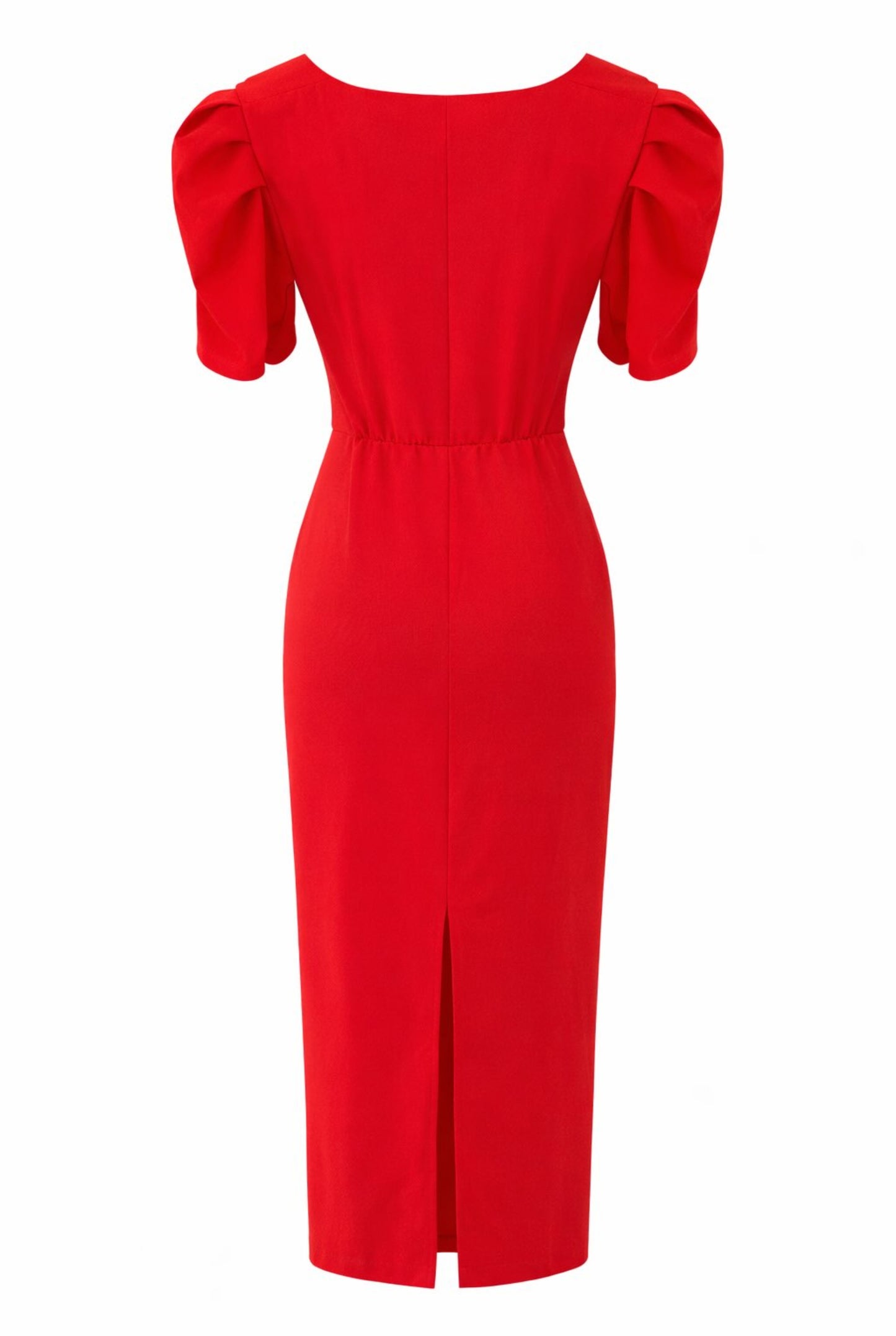 Vestido manga abullonada