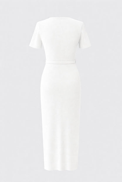 Vestido botones joya
