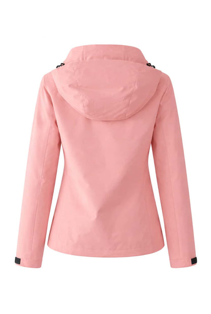 Chaqueta impermeable capucha
