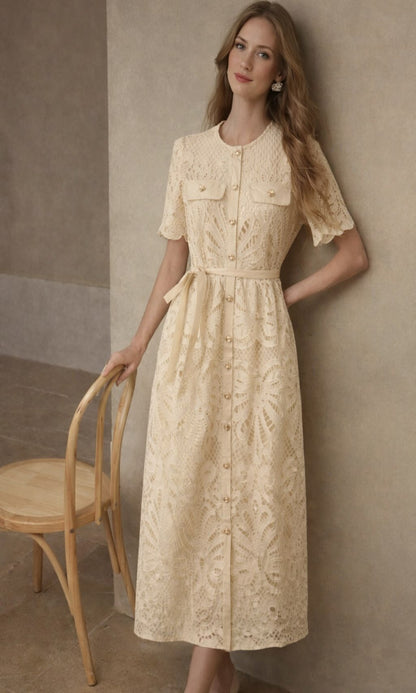 Vestidi midi crochet