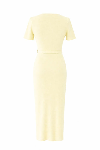 Vestido botones joya