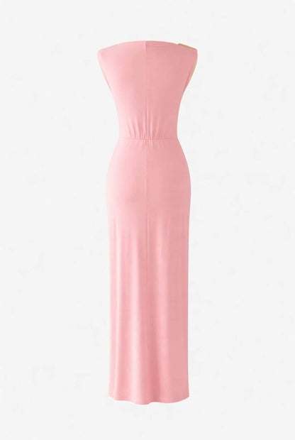 Vestido midi hebilla