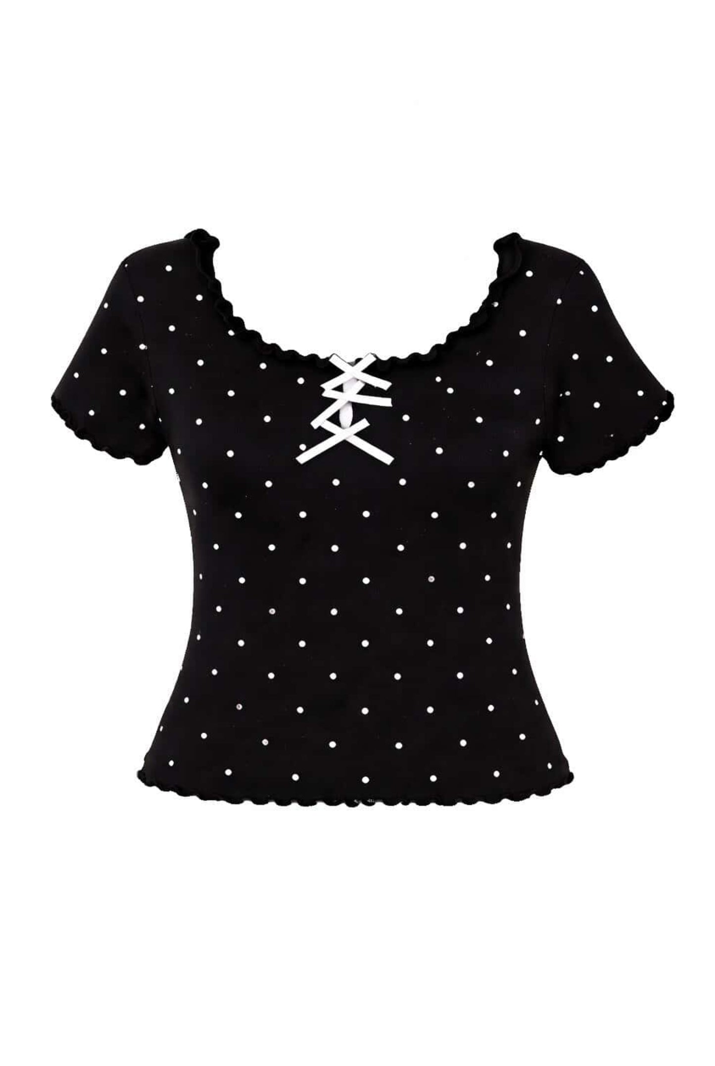 Camiseta punto lunares