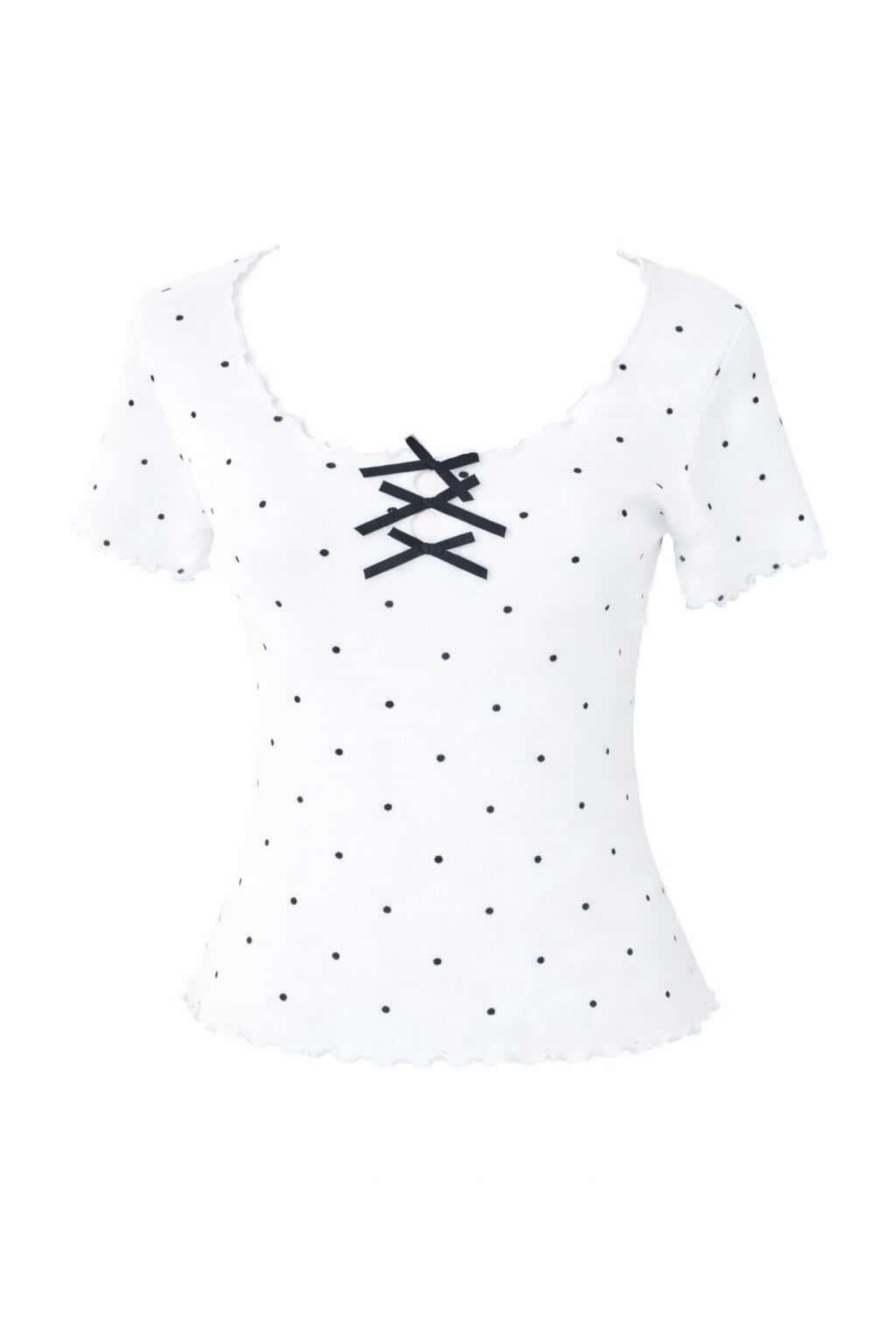 Camiseta punto lunares