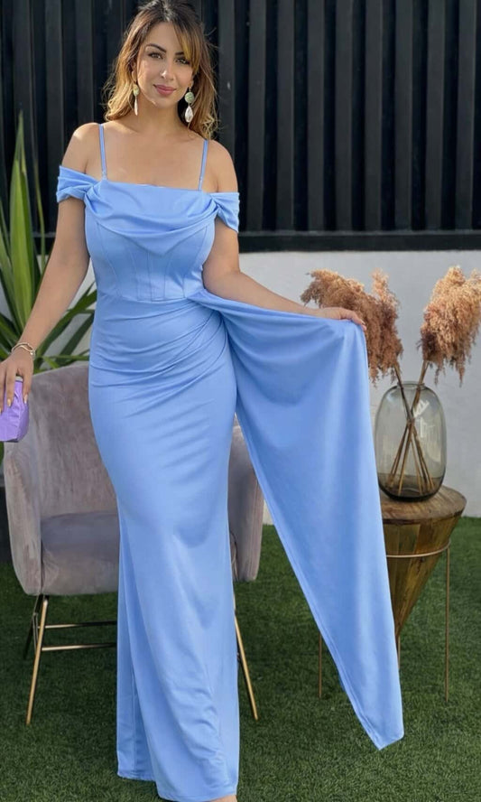 Vestido largo bustier