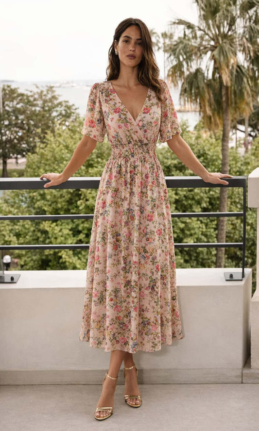 Vestido estampado floral