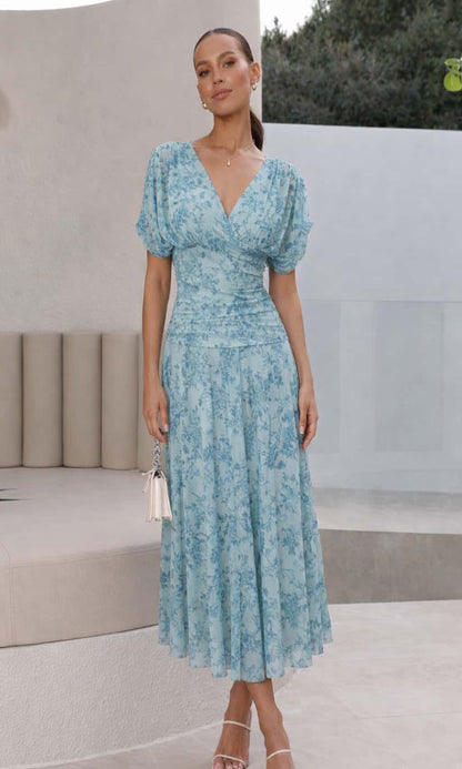 Vestido midi tul