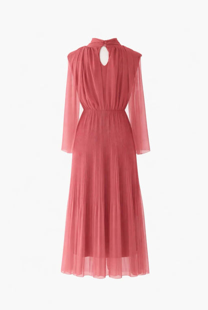 Vestido  capa plisado