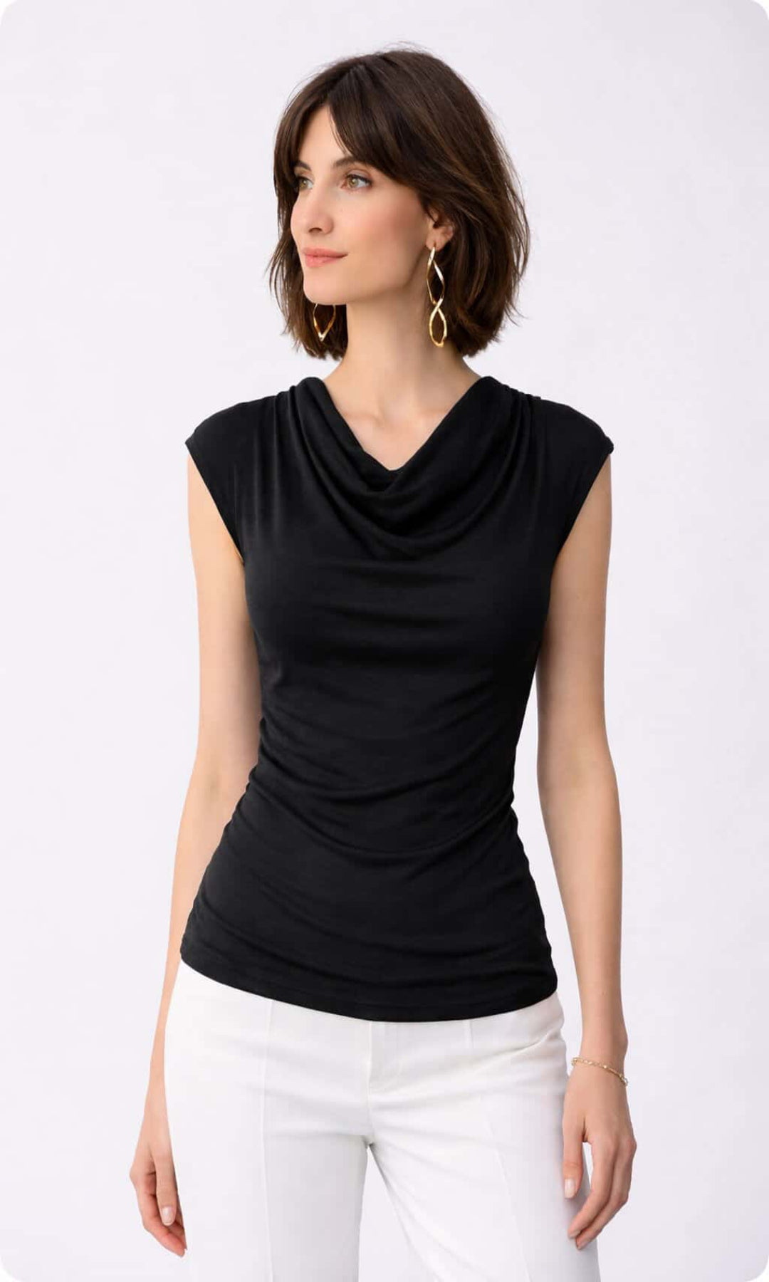 Top escote fluido