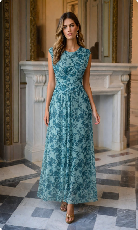 Vestido estampado floral