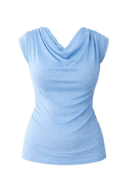 Top escote fluido