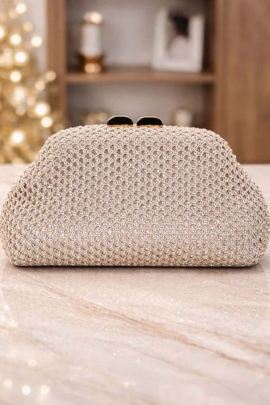 Bolso fiesta efecto rafia