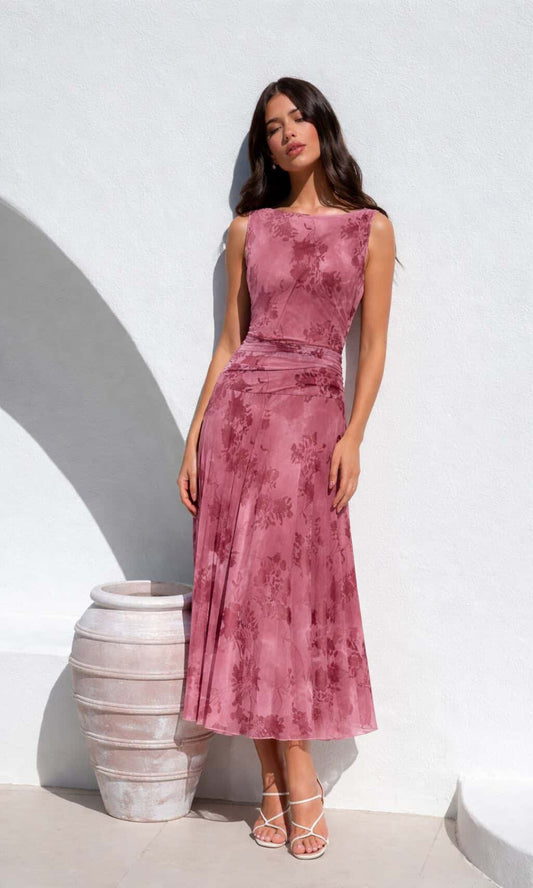 Vestido estampado floral