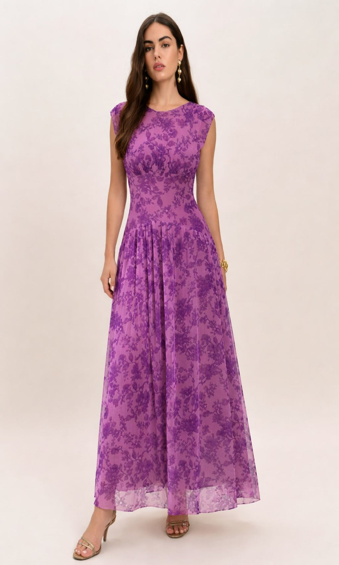 Vestido estampado floral