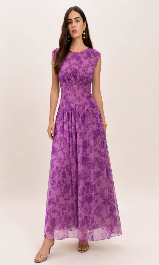 Vestido estampado floral