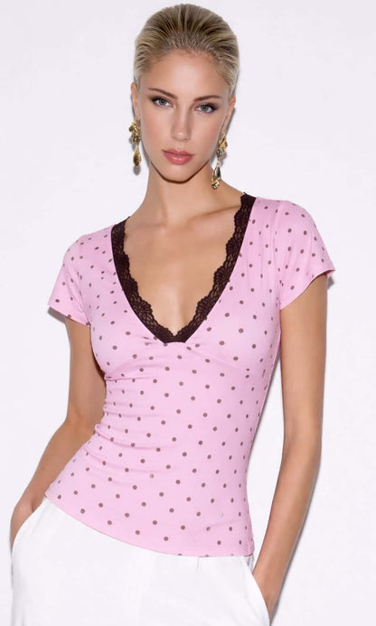 Camiseta lunares