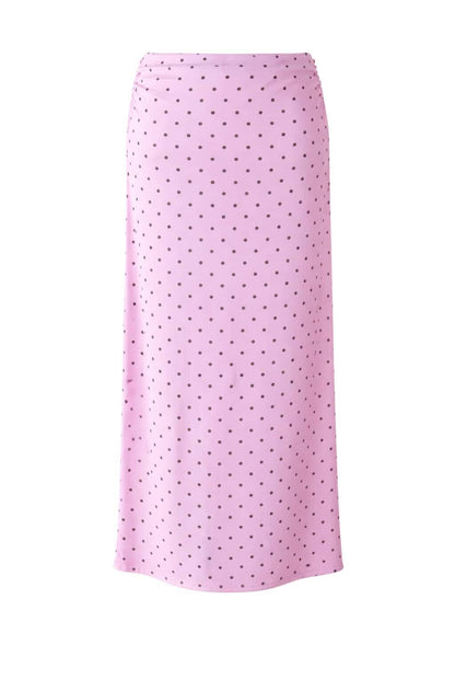 Falda midi lunares