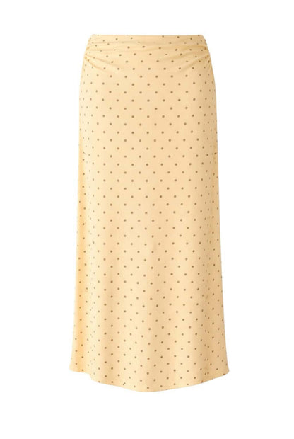 Falda midi lunares