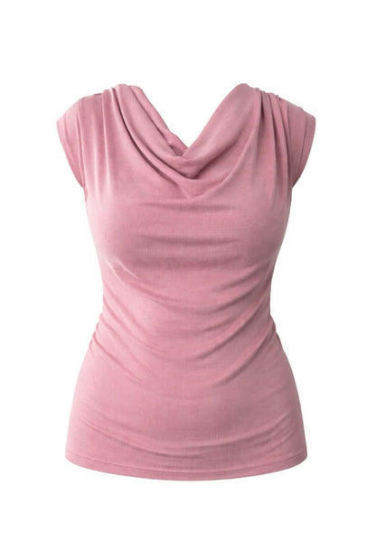 Top escote fluido