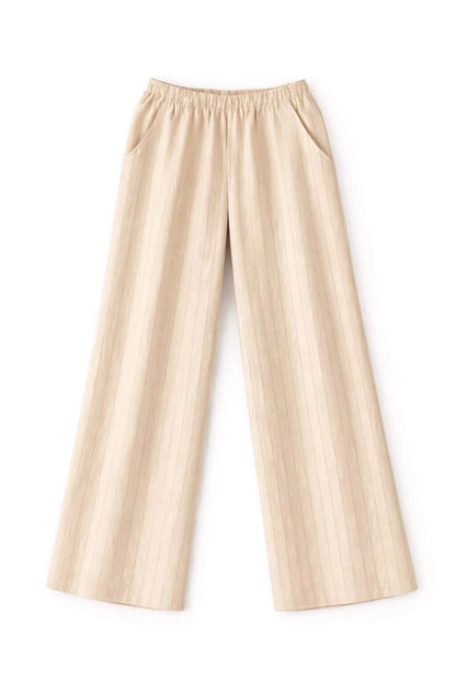 Pantalón lino fluido