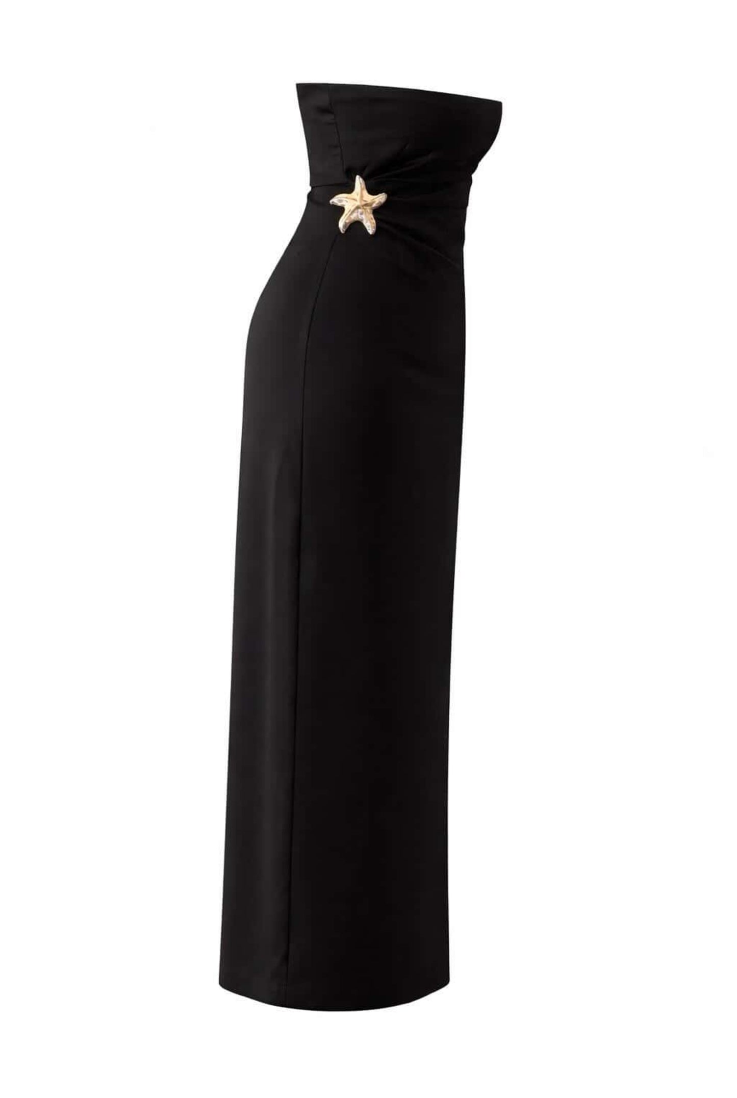 Vestido midi satinado