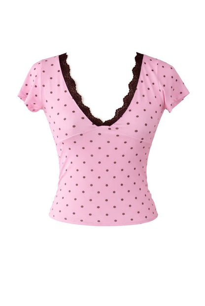 Camiseta lunares
