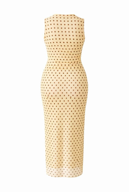 Vestido tul lunares