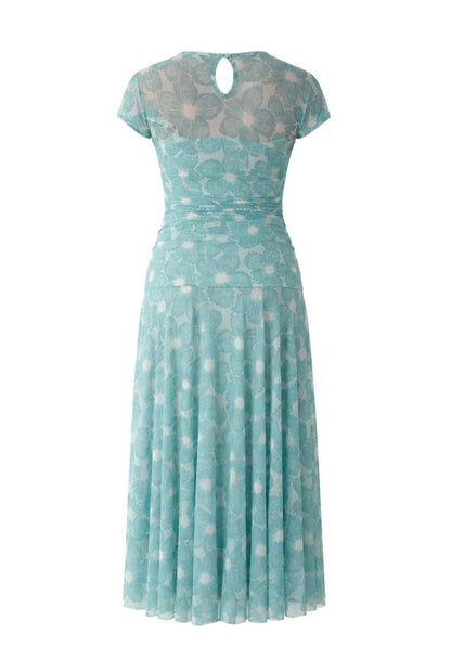 Vestido tul estampado floral