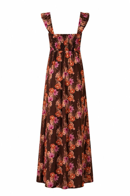 Vestido  midi flores