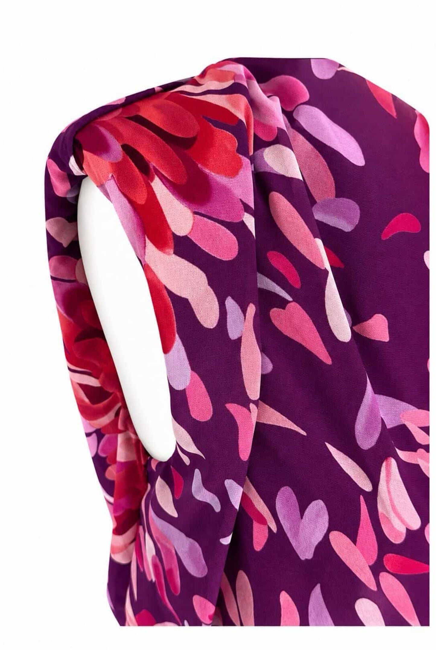 Vestido floral hombreras