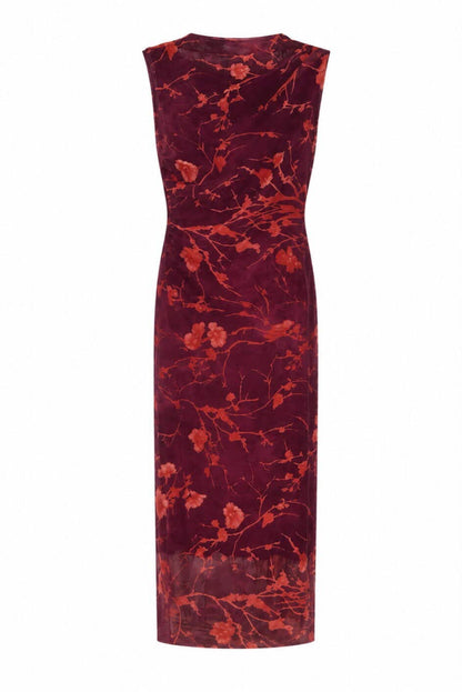 Vestido tul floral