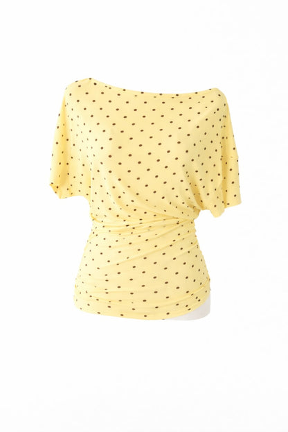 Camiseta fluida lunares