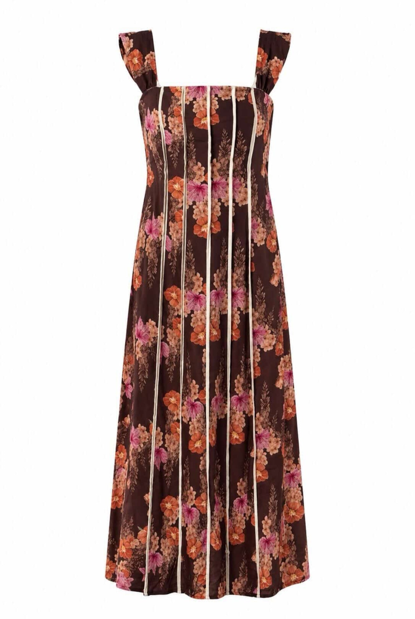 Vestido  midi flores