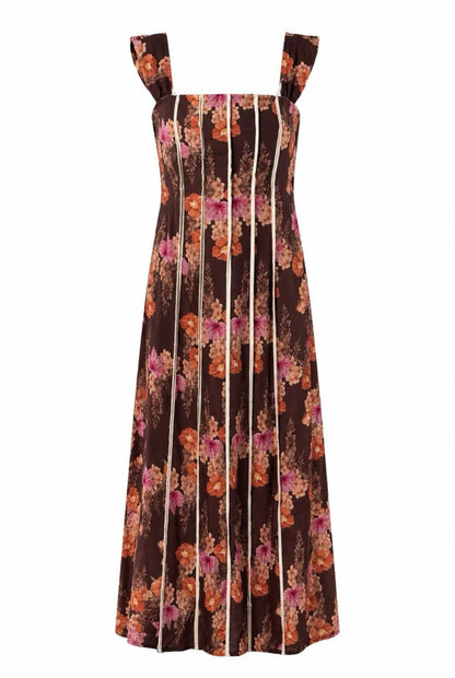Vestido  midi flores