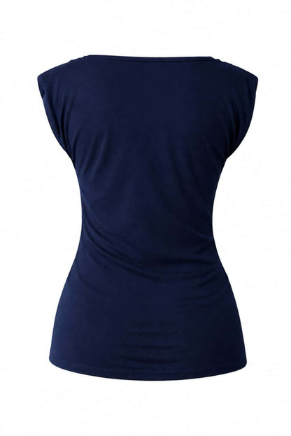 Top escote fluido