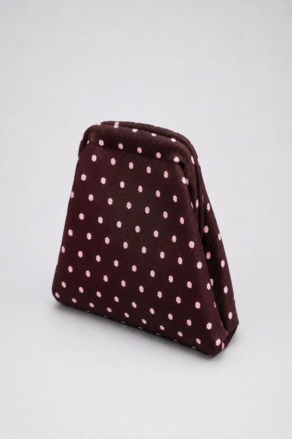 Bolso clutch lunares