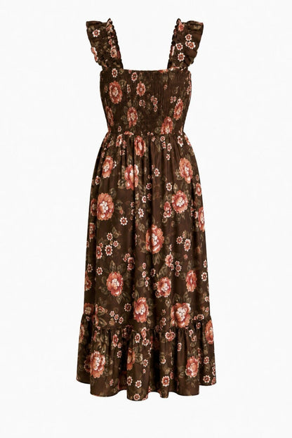 Vestido largo floral
