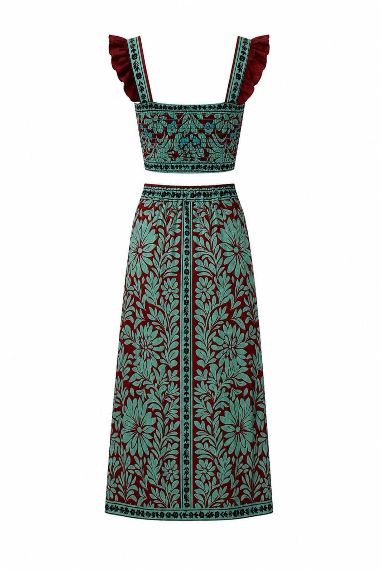 Conjunto estampado floral