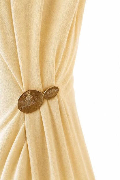 Vestido midi hebilla