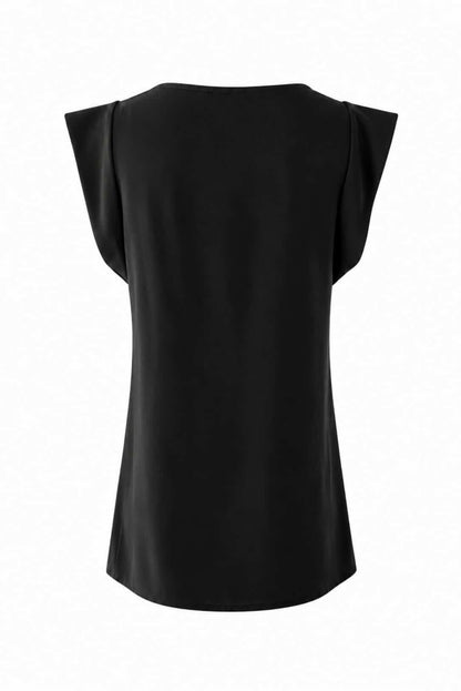 Top escote fluido