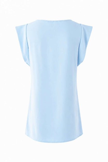 Top escote fluido