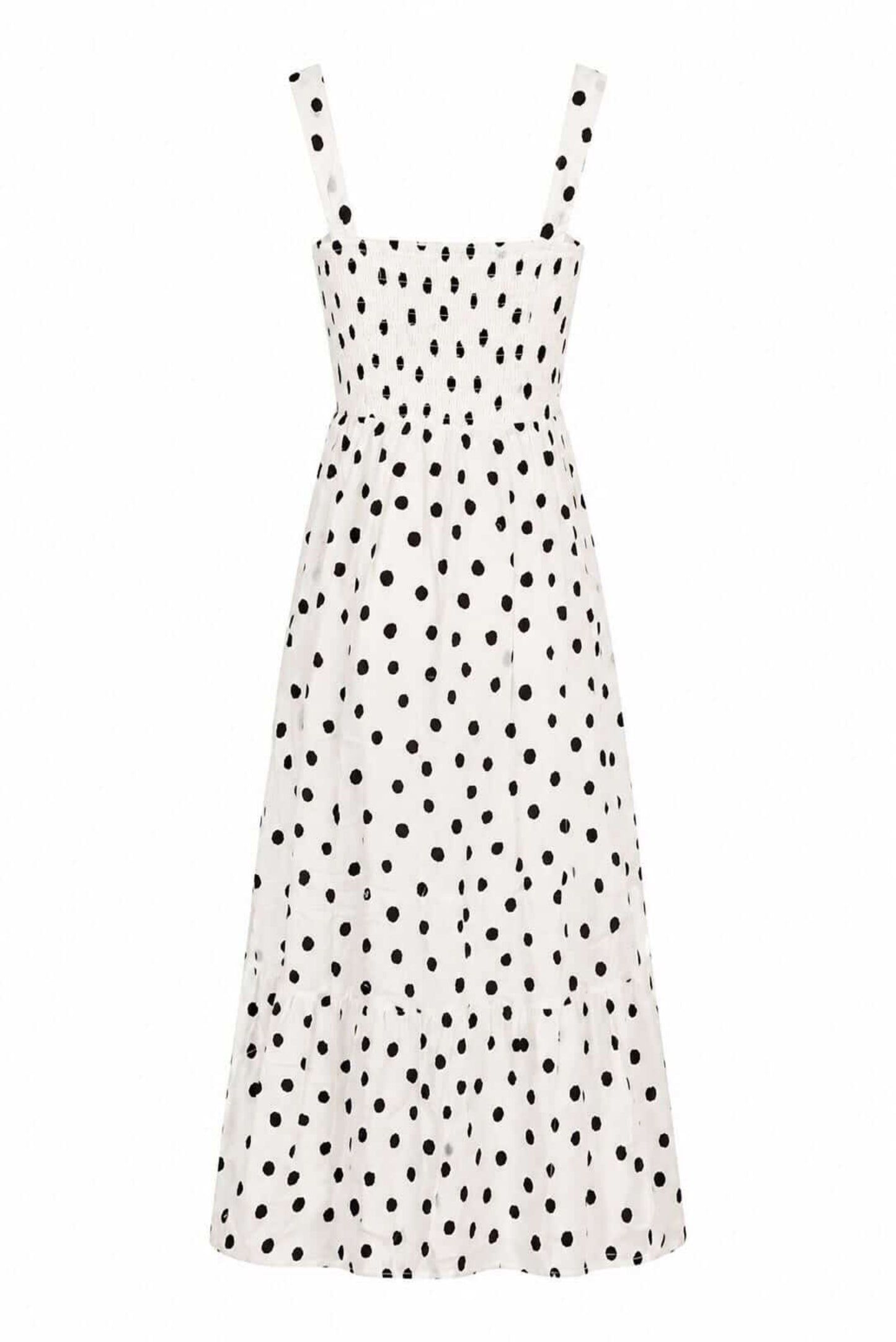 Vestido evasé lunares
