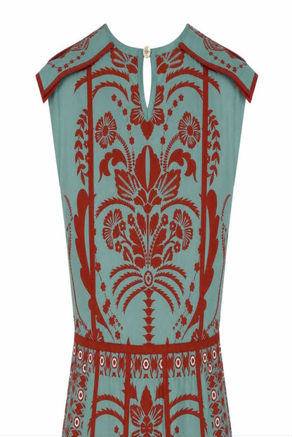 Vestido midi estampado