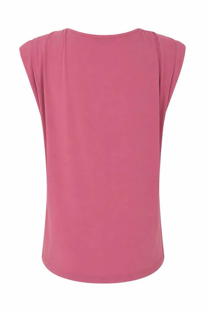 Camiseta hombreras hebilla