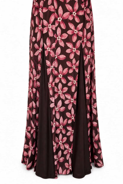 Vestido halter vuelo