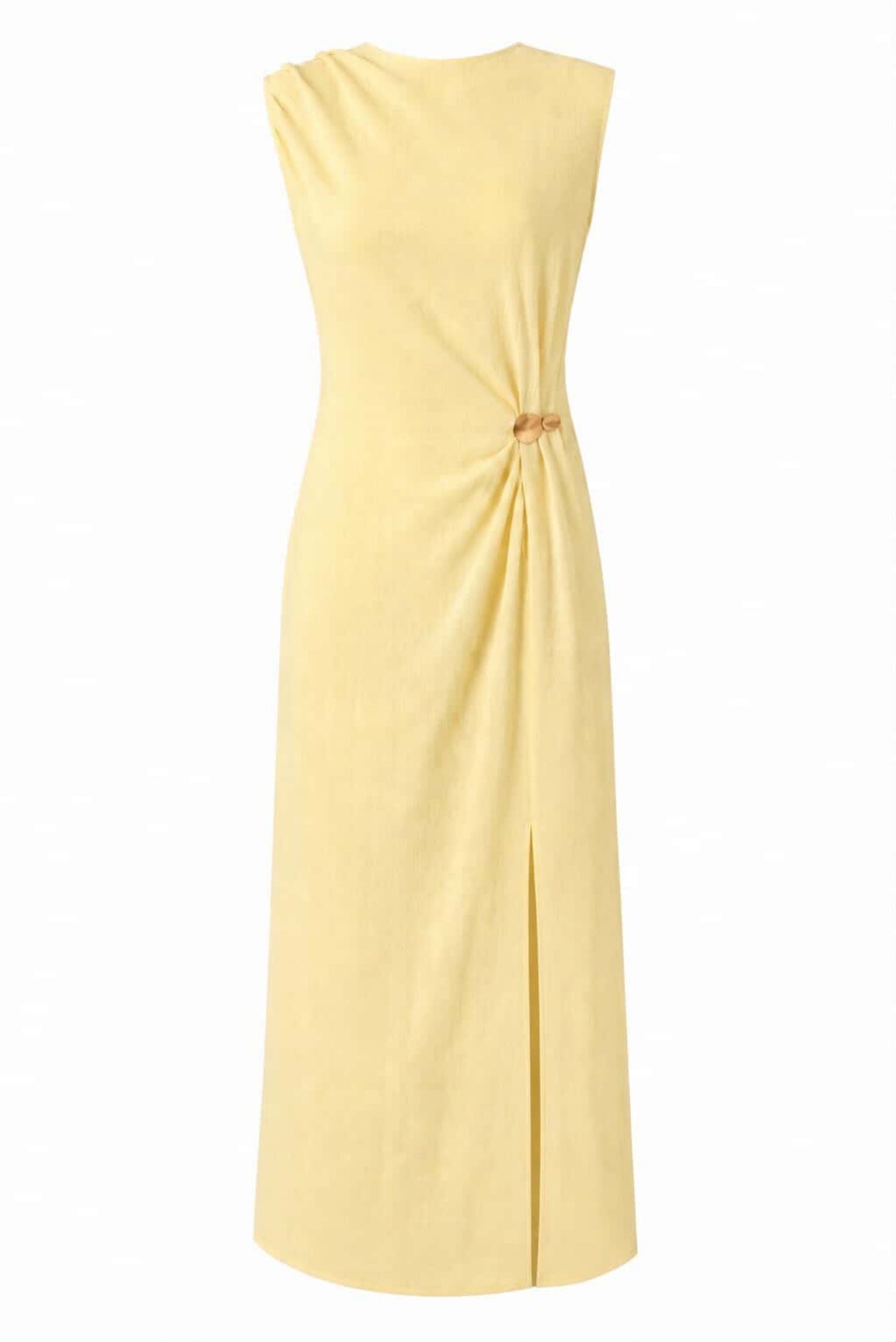 Vestido midi hebilla