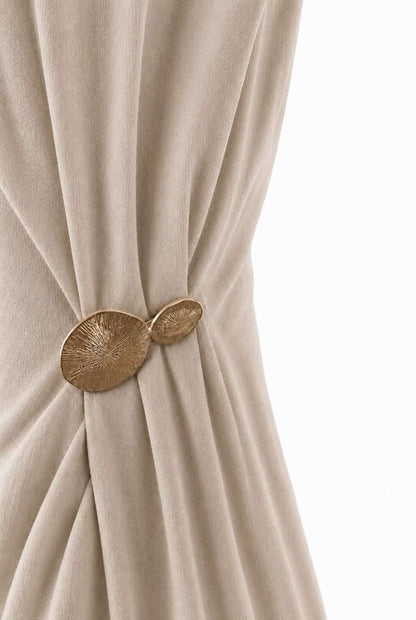 Vestido midi hebilla