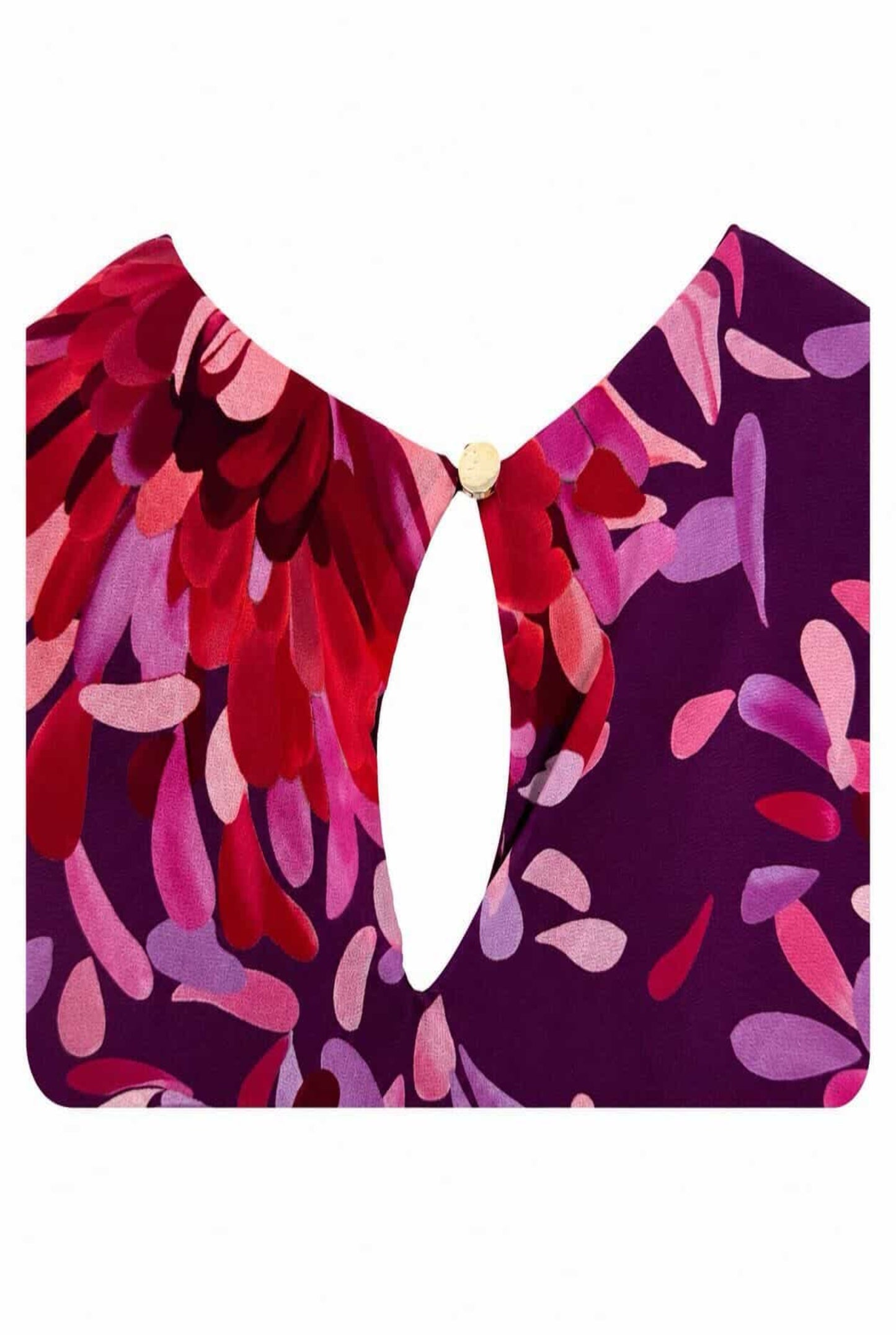 Vestido floral hombreras