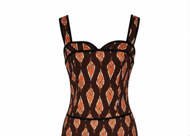 Vestido  estampado vintage