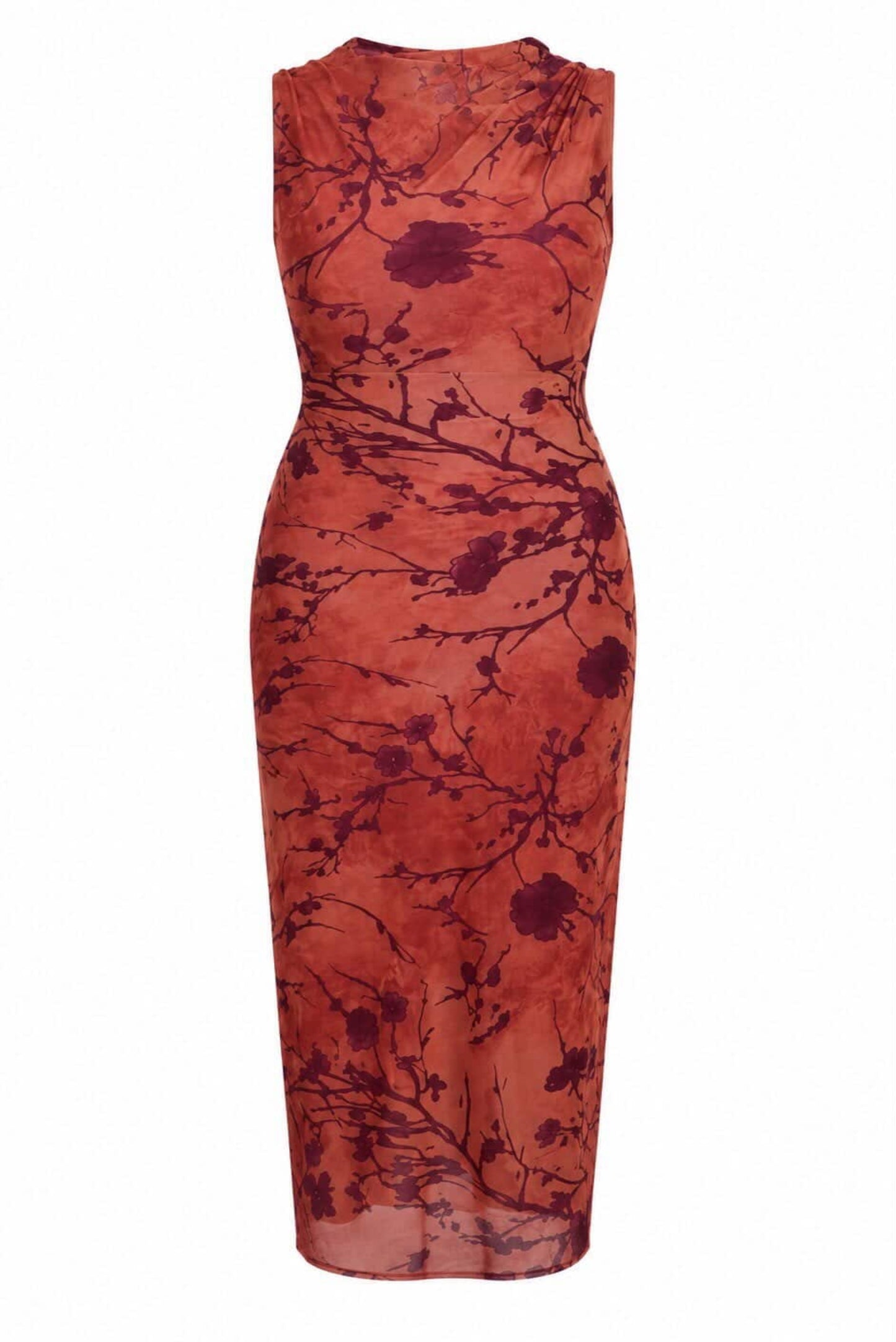 Vestido tul floral